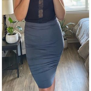 Ruched Pencil skirt